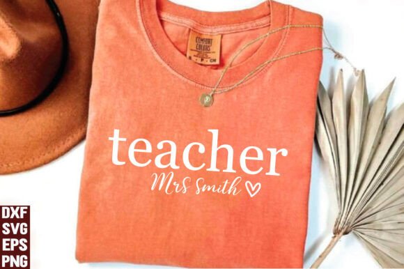 Comfort Colors® Custom Teacher Shirt SVG
