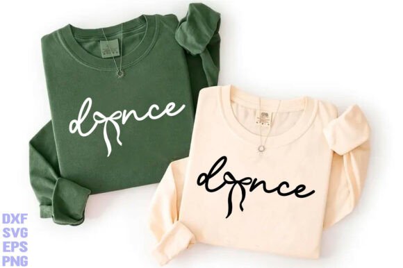 Dance SVG, Dance Bow PNG: Graphics for T-Shirt Designs