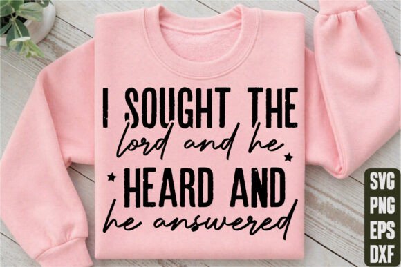I Sought the Lord and He Heard and SVG Graphics
