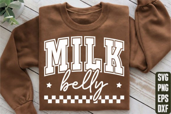 Milk Belly Graphics for T-Shirt Designs