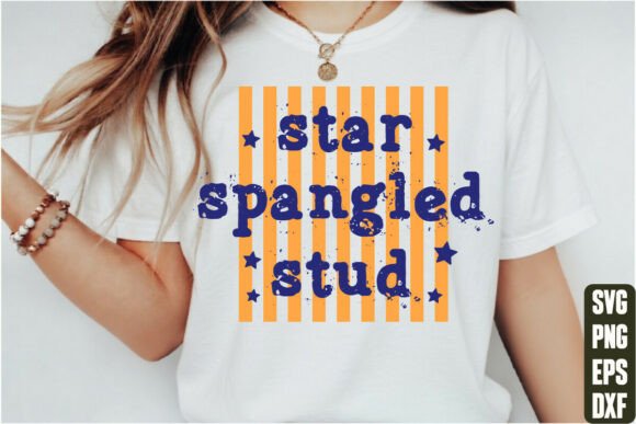 Star Spangled Stud Graphics for T-Shirt Designs