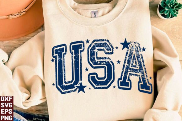 USA 4th of July SVG, PNG Graphics for T-Shirt Designs